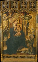 Virgin Suckling the Child with Donor